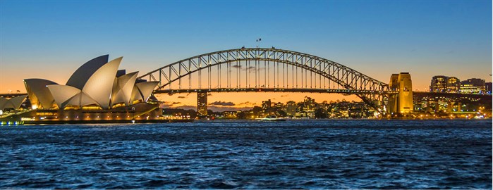 Sydney Opera House And Bridge